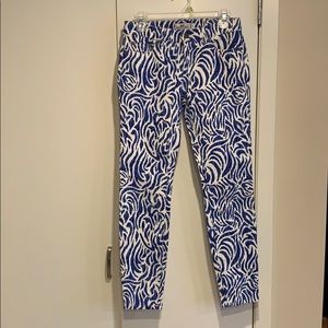 Vineyard Vines zebra print denim